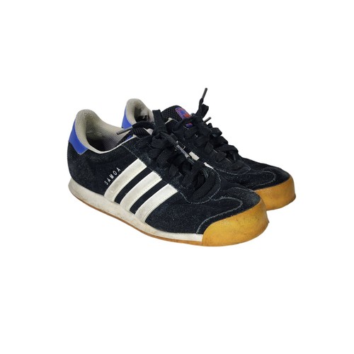 Adidas Samoa Men's Sneaker 5.5 Black & White PYV702001 Used Condition - Picture 2 of 10
