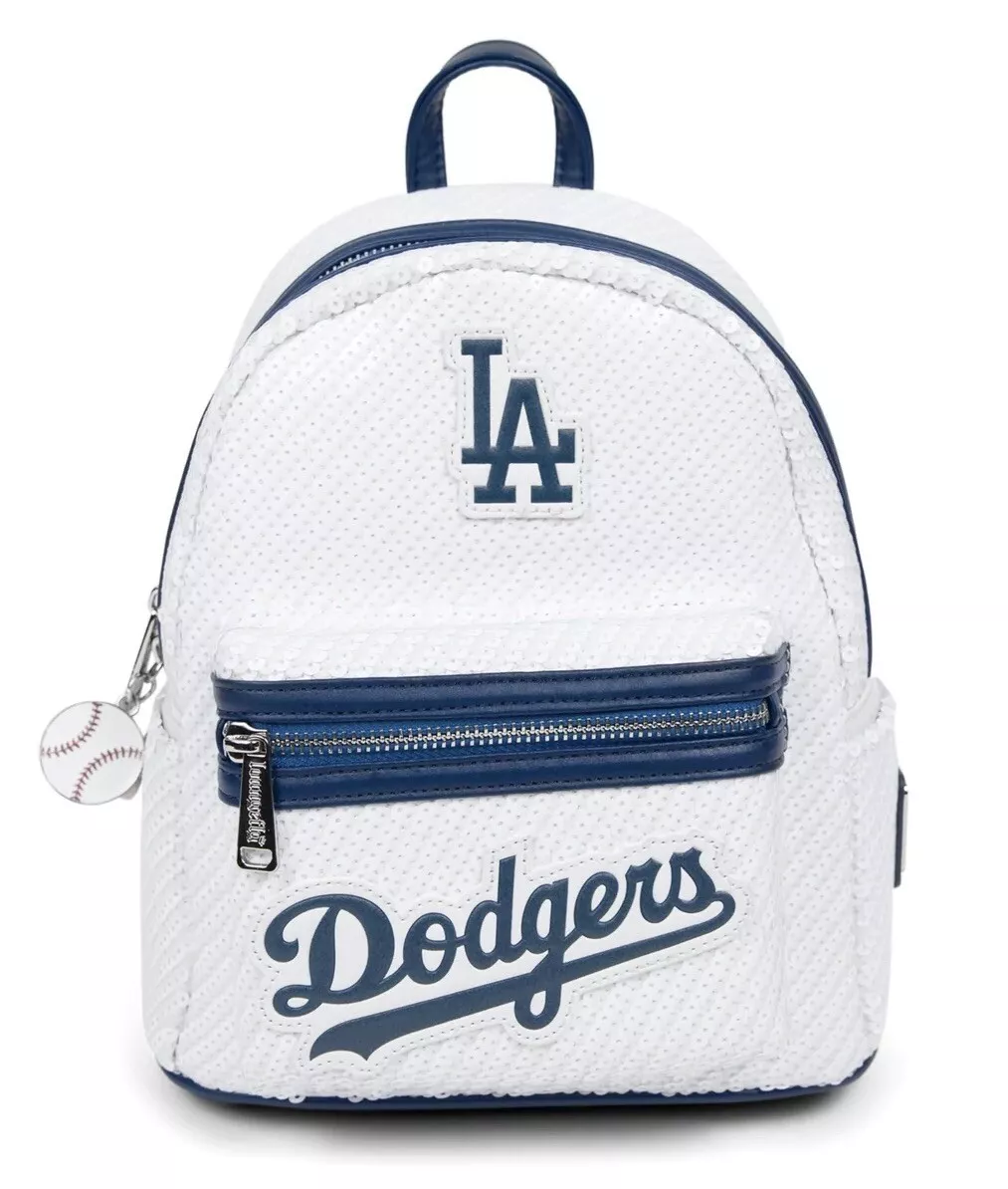 MLB Los Angeles Dodgers Baseball Seam Stitch Mini Backpack