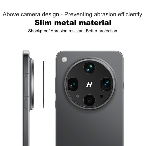 For OPPO Find X8 Ultra 5G, imak Metal Material Hollow Camera Protect Bezel Cover - 第 3/8 張圖片