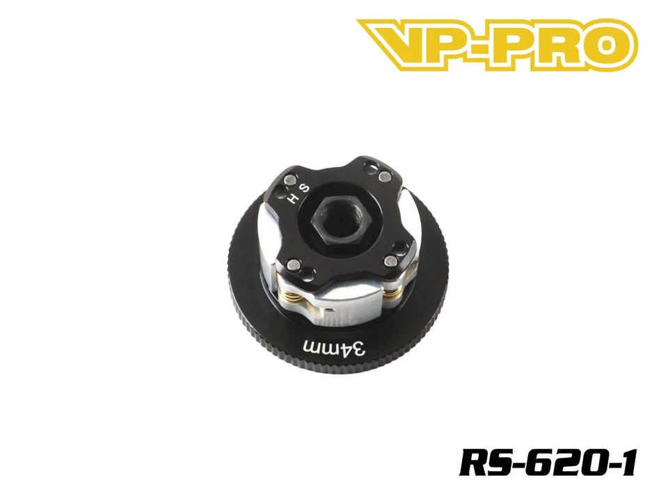 VP-PRO 34mm Clutch Set Flywheel 4 Shoe + Springs Nitro RC Car Truck Buggy Racing - Image 2 of 3