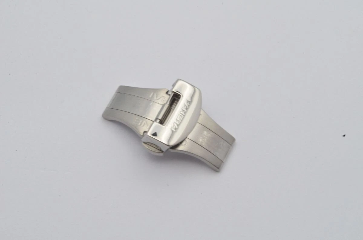 OFFICINE PANERAI LEDER ARMBAND FALTSCHLIESSE 20MM DEPLOYMENT CLASP