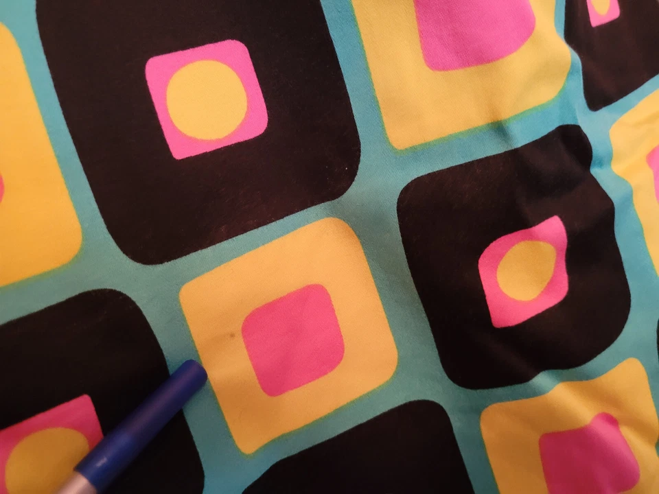 Falda corta LoudMouth Golf para mujer colorida amarilla rosa talla 2 Foto 4 de 4