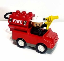 Lego Duplo Town Fire Truck Action 2001 Rare Vintage 