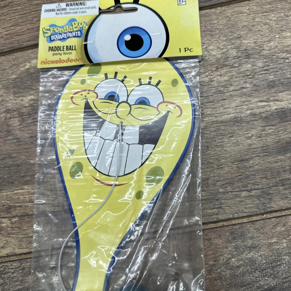Amscan Bob Esponja Pantalones Cuadrados Pelota de Pádel Fiesta de Cumpleaños Favor 1 Pieza Juguete Regalo Foto 4 de 4