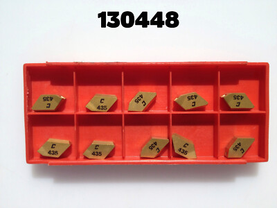 L150.2- 400 05 Grade 435 New Full Package of 10 Sandvik Tungsten Carbide Inserts