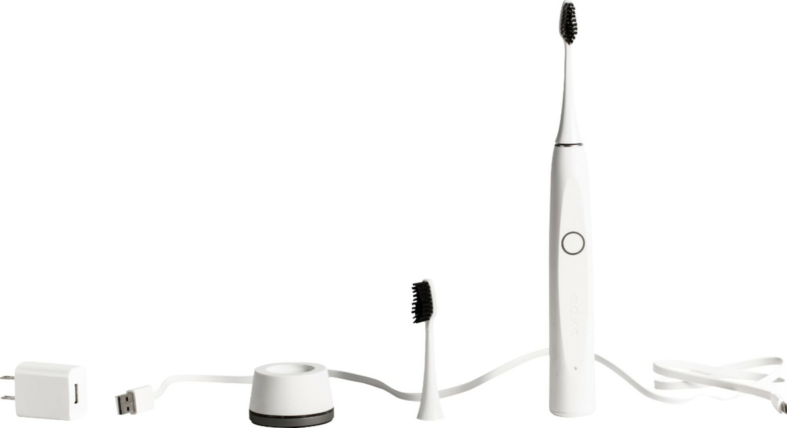NEW Boka BOK554800F001 Rechargeable Sonic Electric Toothbrush Power Brush White