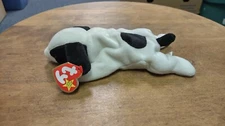 1993 Ty Beanie Baby Spot The Dog Style 4000 PVC Pellets Sticker On Tush Tag 