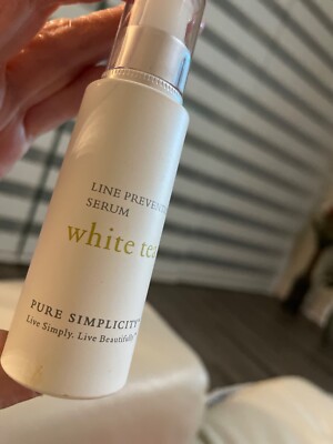 white tea, line prevention, serum, pure simplicity
