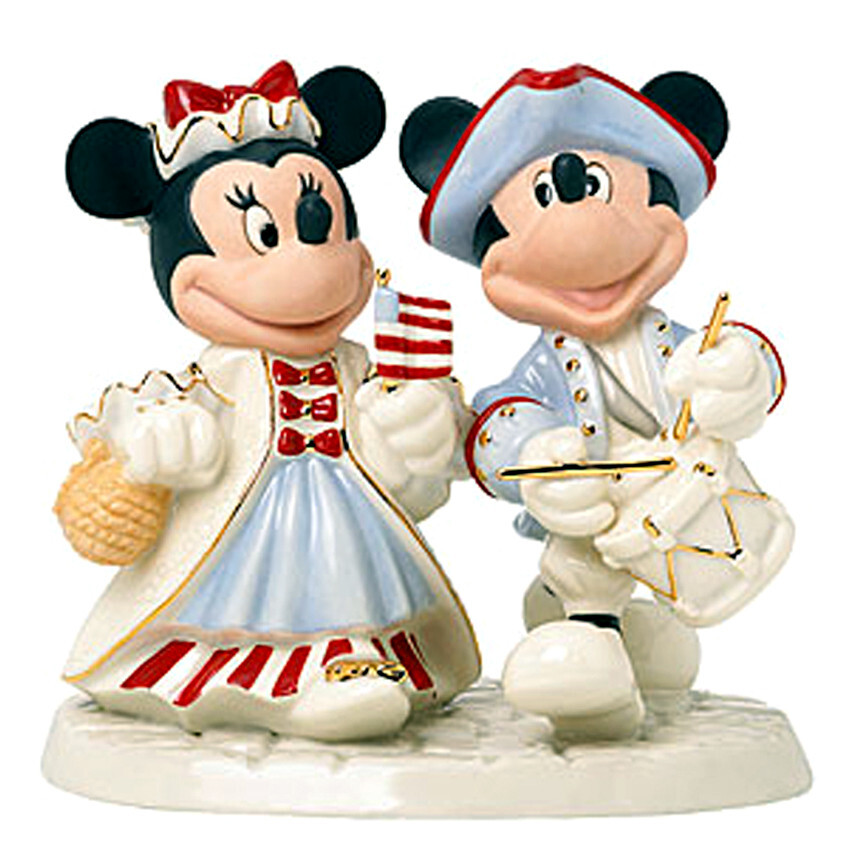 Lenox Disney Mickey & Minnie Patriotic Parade Figurine 6