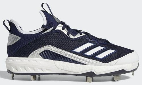 adidas Mens Icon 7 Boost Baseball Cleats 10 White/Team Navy  display picture 3