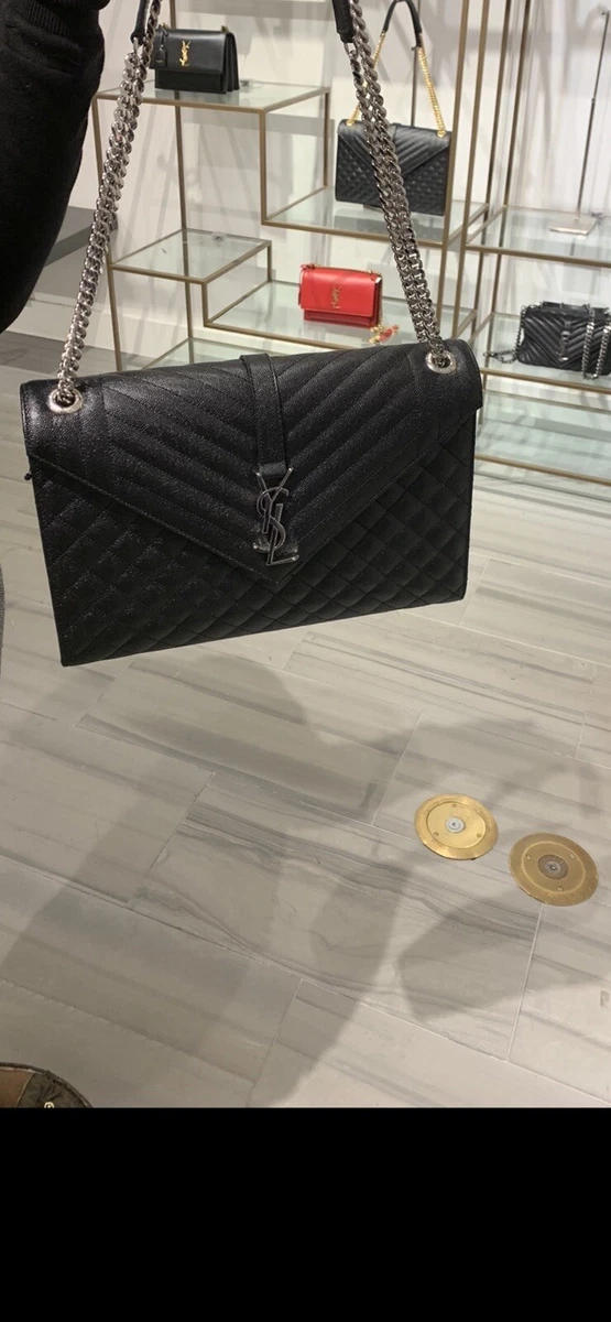 Envelope large bag in mix matelassé grain de poudre embossed leather new arrivals