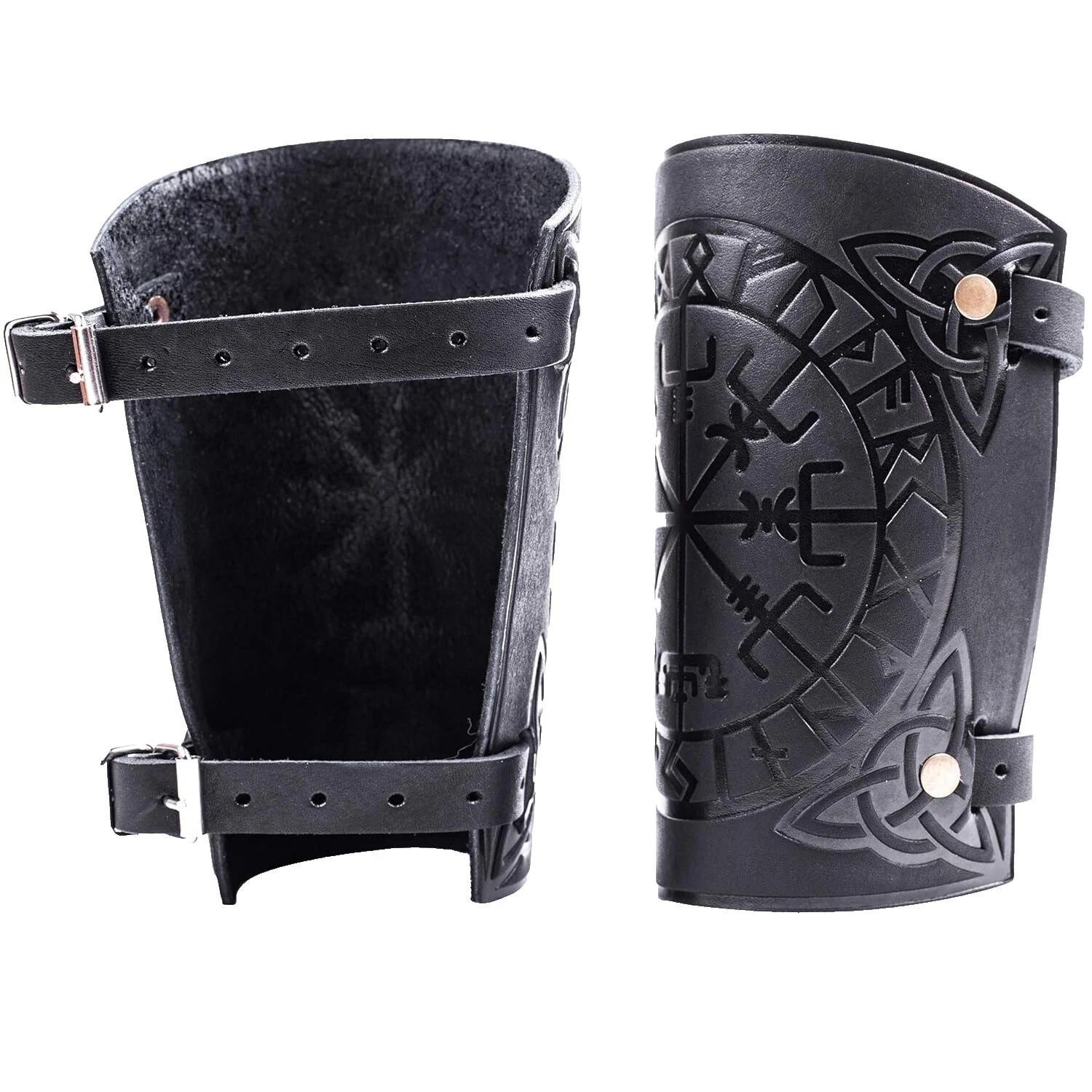 Black Leather Collectible Armor & Shields