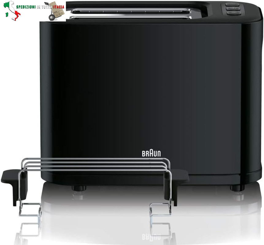Recensione Braun HT3010BK: Tostafette 1000W con Prestazioni al Top