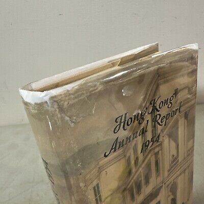 Rare 1954 Hong Kong Annual Report Book Map Pictures Crown Rare 1954 Hong Kong Annual Report Book Map Pictures Crown
