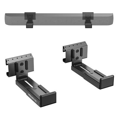 No Stud Sound Bar Wall Mount Studless Soundbar Mounting Brackets For Drywall Adj