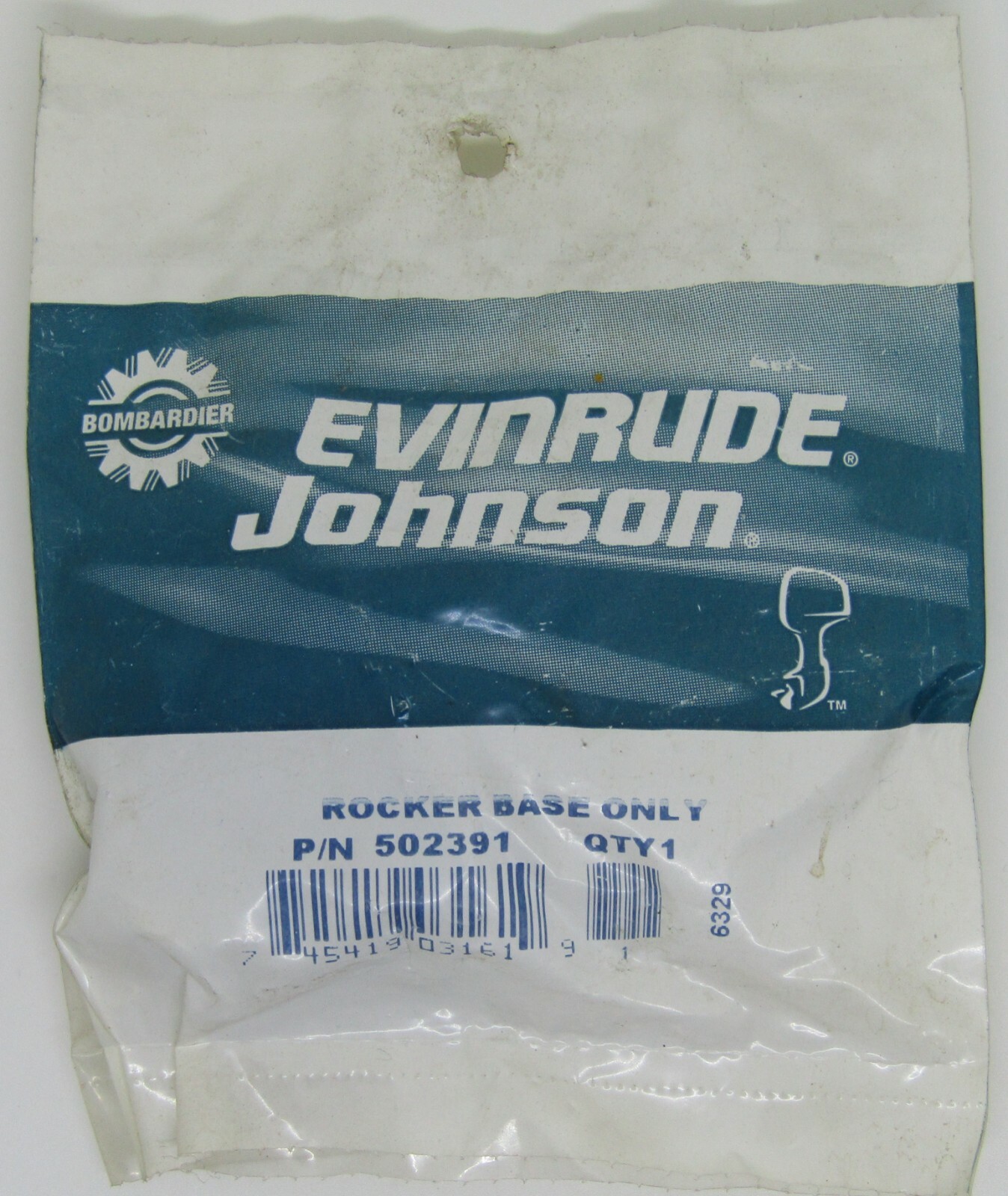 EVINRUDE JOHNSON GENUINE PARTS BOAT ROCKER BASE ONLY PART NO. 502391