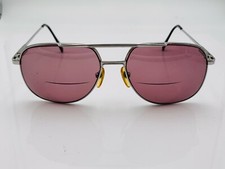 Vintage Firenza Trophy Silver Metal Pilot Sunglasses FRAMES ONLY Hong Kong