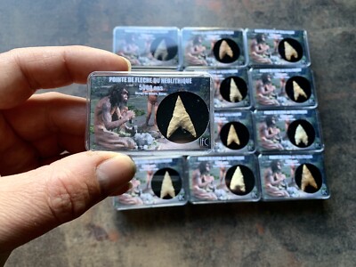 1 x Box Arrowhead Flint Neolithic