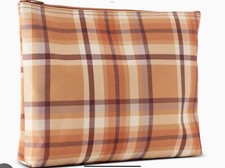 31 Thirty One  Zipper Pouch - Autumn Plaid - New in package