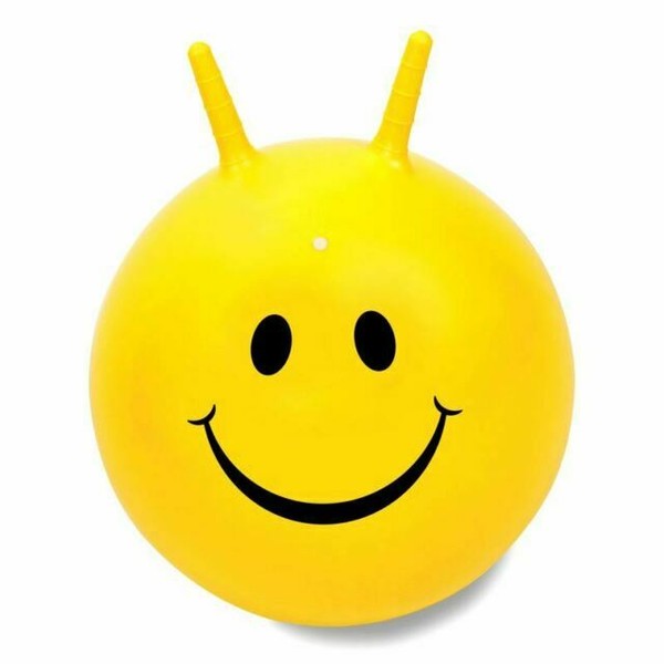 Space Hopper Inflatable Color Tobar Smile Space Hopper 60cm Inflatable Yellow Bouncy for Ages 5 Years ...