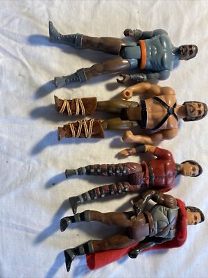 Vintage 1991 Kenner Robin Hood Prince of Thieves The Dark Warrior Set Of 4 Figur