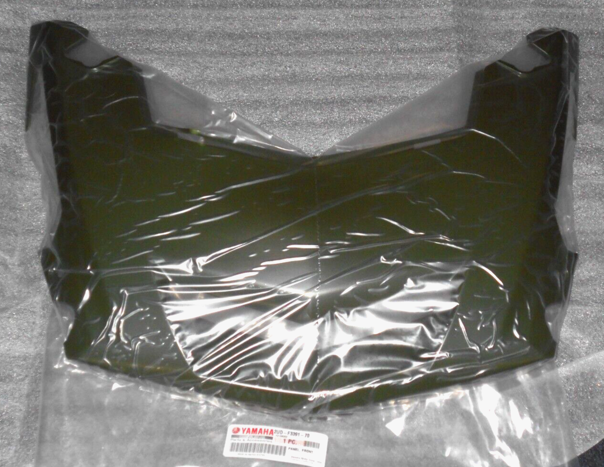 YAMAHA GRIZZLY 700 FRONT FENDER DARK GREEN NOSE HOOD PANEL, 2UD