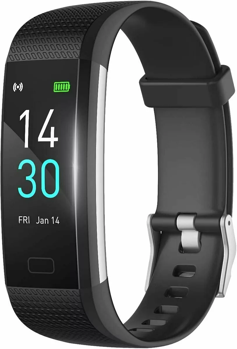 HR Fitness Smartwatch Sportuhr mit Temperatur Puls und