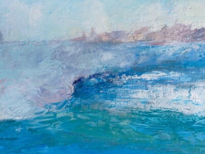 【P30号】good blue(call) 油絵 oil painting Original Painting 70*90cm artwork oil paints Convergence of
