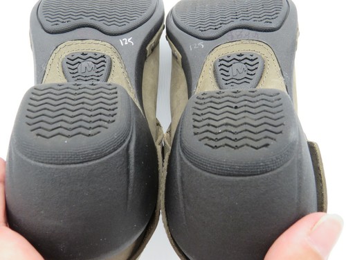 Merrell Nieselregen braune hochhackige Leder-Slipper Damenschuhe US 8,5 SCHÖN - Bild 11 von 11
