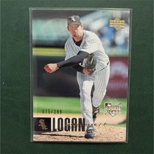Upper Deck 2006 Boone Logan Gold #983 Rookie Serial Numbered /299 White Sox Card. rookie card picture