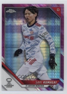 2021 Topps Chrome UEFA Women's Champions League /150 Saki Kumagai Rookie RC 1o2