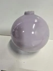 Antique Opaque sun faded purple Milk Glass Lightning Rod Ball, chipped on 1 end