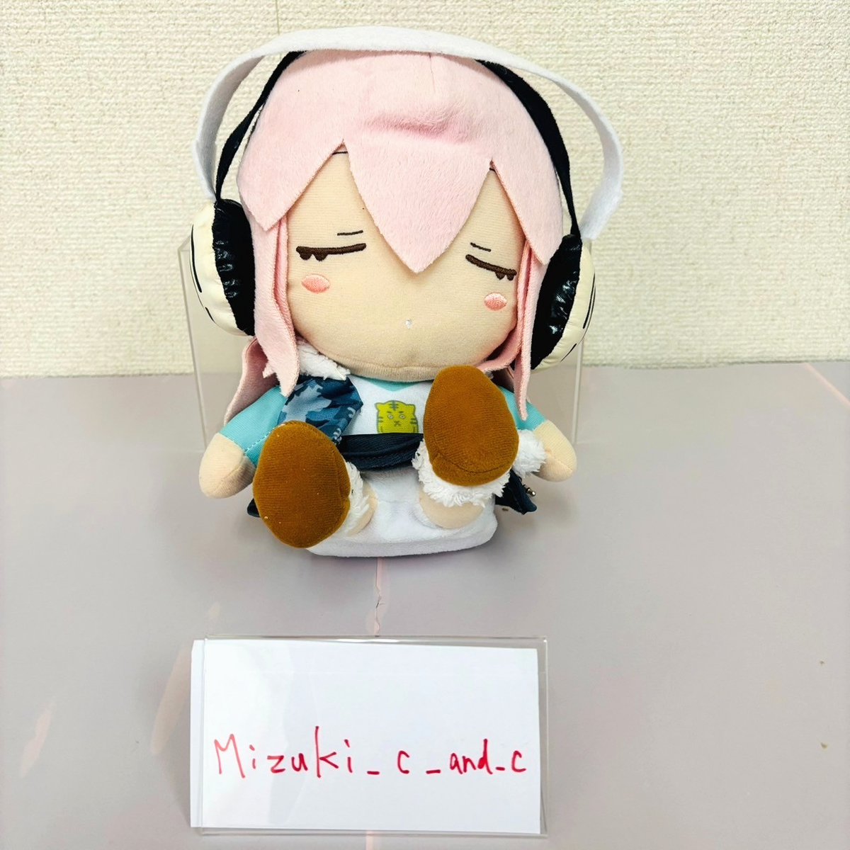 Super Sonico Plush Soft Stuffed Toy Doll Sleeping Speaker Anime