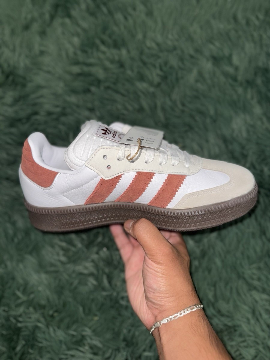 Size 9w / 8m - ADIDAS SAMBA XLG RUBY RED WHITE BROWN NEW W/ BOX