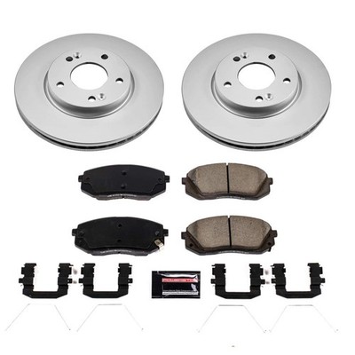 PowerStop Z17 Evolution Geomet Coated Brake Kit for Hyundai Kona 2022   Front