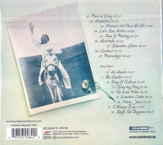 Pete Townshend - Who came first - Deluxe Edition - 2006 - 9 Bonustracks - Bild 2 von 3