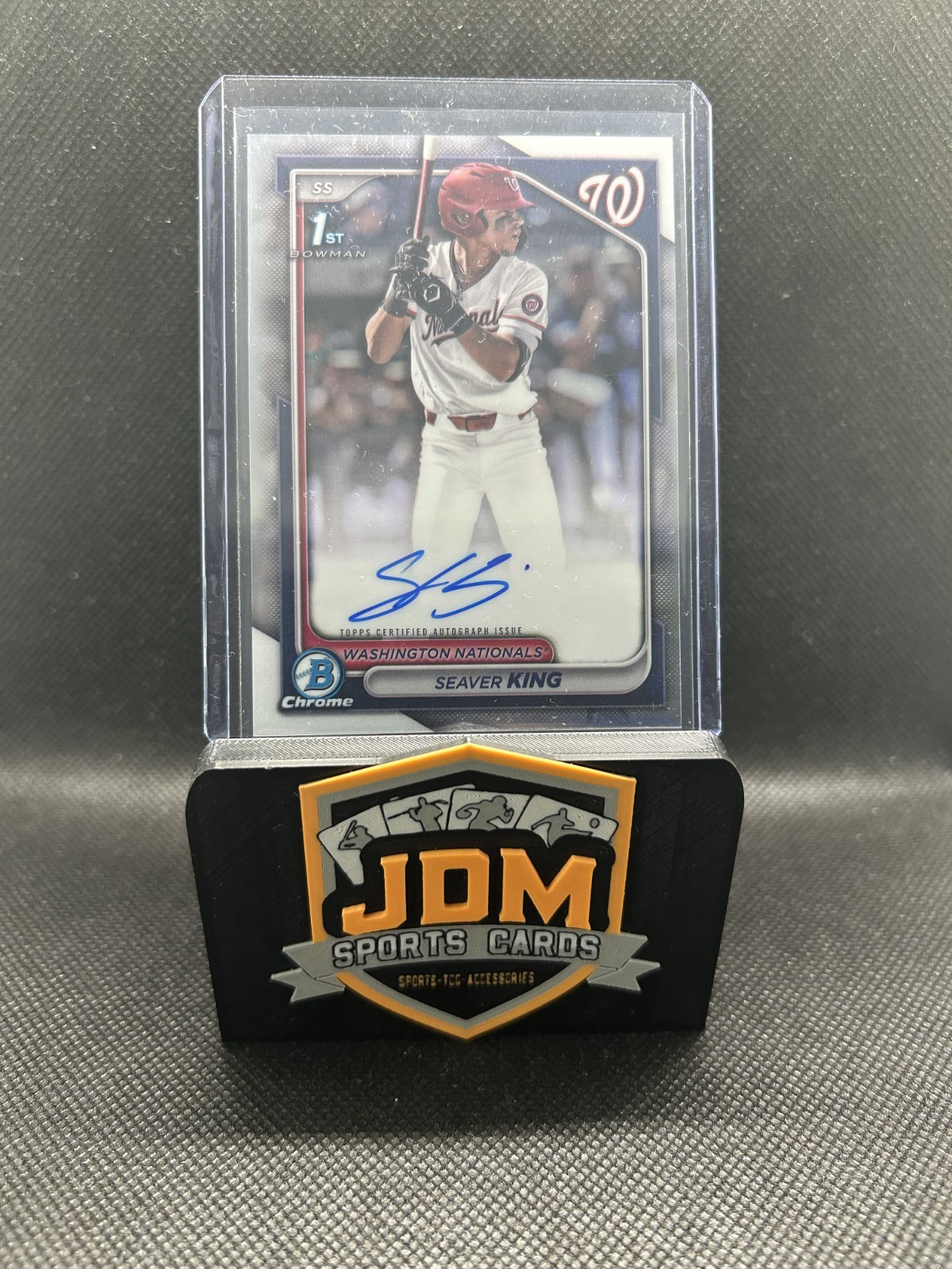 2024 Bowman Chrome Seaver King 1st Bowman Autograph On Card CPA-SK