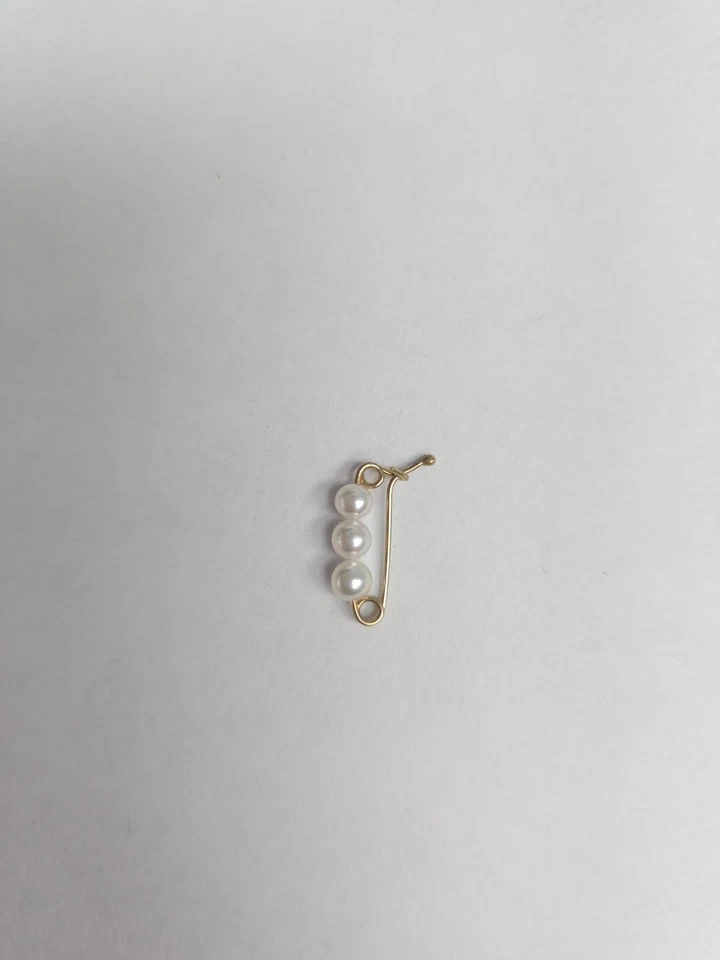 3.5MM Cultured Pearl Shortener Clasp 14k Yellow Gold - Image 3 of 4