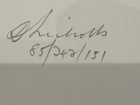 Doug Nicholls pencil signed Battle of Britain RAF WW2