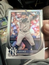 2025 Bowman SP Rookie Red RC Chrome Variation Ben Rice #85 RC B75