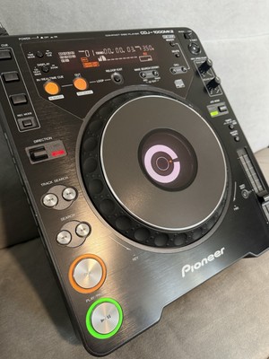 Pioneer CDJ-1000MK2 Single CD Player Black Pitch Control Tempo