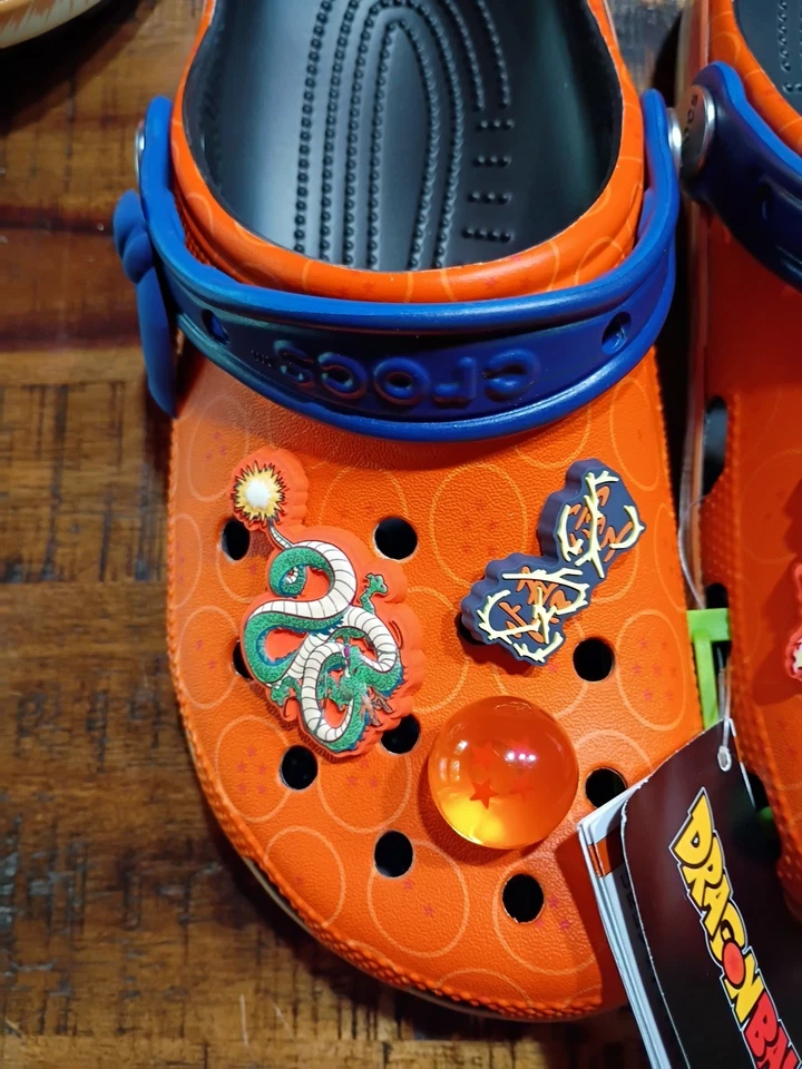 crocs DRAGON BALL Z Goku Classic Clog 210826 Multi Unisex Slip On US m6/w8 New - Image 2 of 4