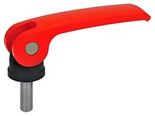 GN 927.4-63-M5-20-A-R lever clamp L. thread: 20 mm L. lever: 63 mm body: red E