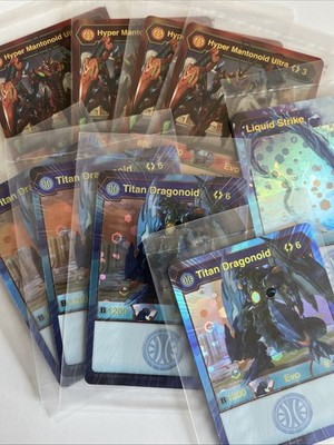 9 BAKUGAN PROMO. Ability Cards. Sealed.