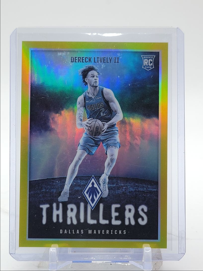 DERECK LIVELY II 2023-24 PHOENIX THRILLERS ROOKIE YELLOW SSP RC /35 Q3701