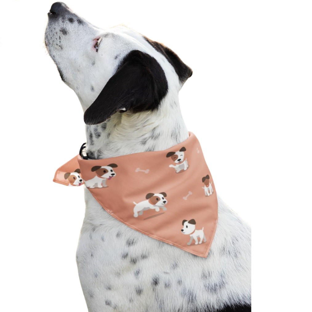 Bandana cane divertente in cotone mechaly con disegni sciarpa resistente compleanno animale domestico foto 4