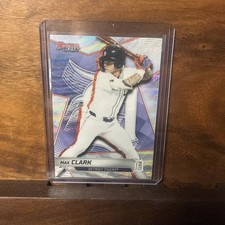 2025 Bowman's Best MAX CLARK Top Prospect Wave Refractor #TP-1 Detroit Tigers