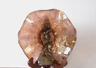 Super Amethyst Millersburg Carnival Glass Blackberry Wreath  Pattern Sauce Bowl