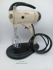 Vintage SUNBEAM MIXMASTER Blender Model 9 With Beaters