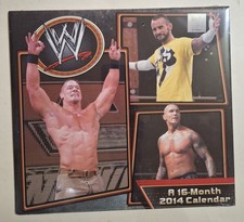2014 WWE  16 MONTH CALENDAR Sealed